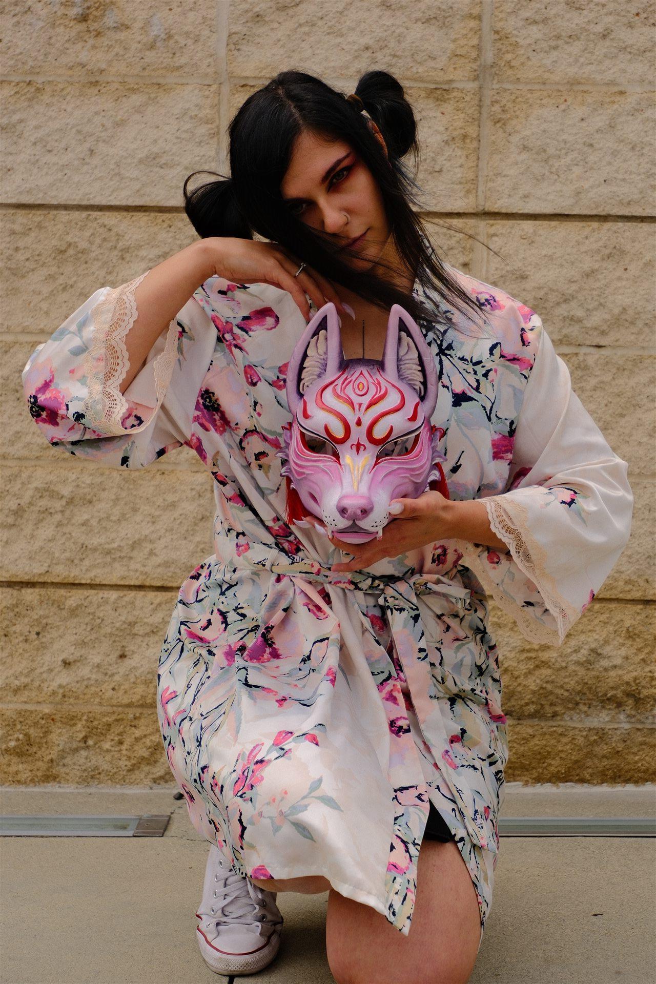 Ksu Storm with Japanese fox mask